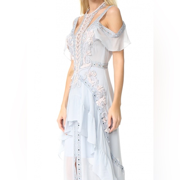 NWT Revolve Thurley “Atlantis Rises” Dress Gown Baby Blue Fairytail Size 6 XS - Picture 16 of 17